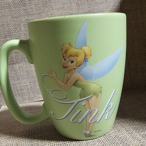Authentic Disney Tink Oversized Mug Dishwasher Safe Green Preowned Tinker Bell